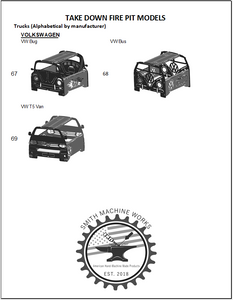 EZ Assemble (Collapsible) Fire Pits - Messenger or IG Order