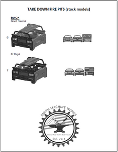 EZ Assemble (Collapsible) Fire Pits - Messenger or IG Order