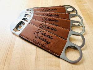 Leather Wrapped Bottle Opener