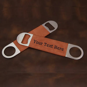 Leather Wrapped Bottle Opener