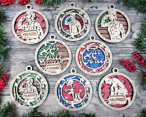 AIR FORCE CHRISTMAS ORNAMENTS