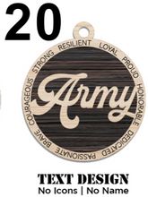 Load image into Gallery viewer, ARMY CHRISTMAS ORNAMENTS