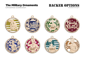 AIR FORCE CHRISTMAS ORNAMENTS