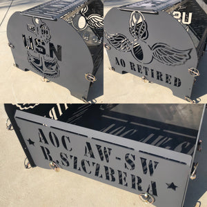 Military Themed Firepits