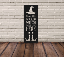 Load image into Gallery viewer, Witch Lives Here - 30” sign