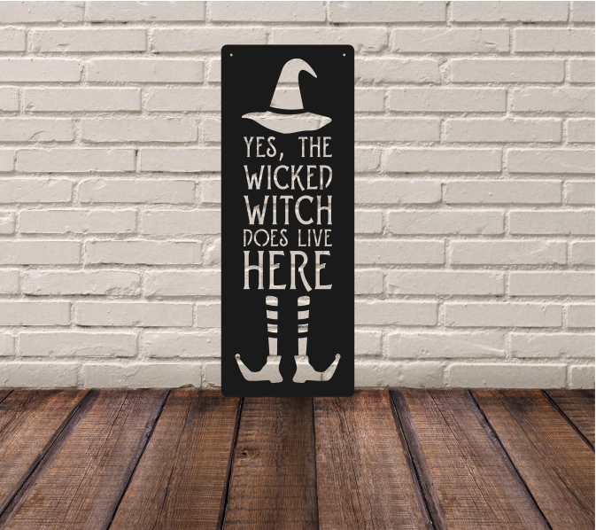 Witch Lives Here - 30” sign