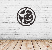 Load image into Gallery viewer, Jeep Star Jack-o-Lantern sign