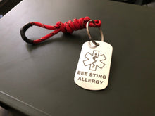 Load image into Gallery viewer, Bee Sting Allergy Dog Tag